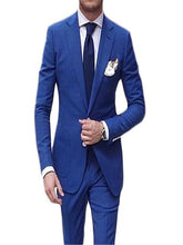 Load image into Gallery viewer, Black Normal Days Men's Work Suit Custom Made blazer masculino slim fit men blazer 3 Pieces suits wedding groom costume homme