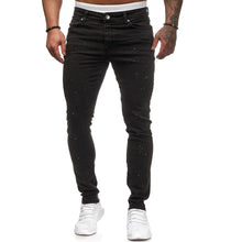 Load image into Gallery viewer, Black Jeans Men Classic Men's Slim Pencil Pants 2019 New Stylish Mens Skinny Elastic Jeans Mid Waist Denim Trouser for Male D25
