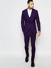Load image into Gallery viewer, Black Normal Days Men's Work Suit Custom Made blazer masculino slim fit men blazer 3 Pieces suits wedding groom costume homme
