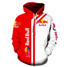Load image into Gallery viewer, Nouveau modèle de taureau rouge mode hommes et femmes à capuche printemps et automne à manches longues en vrac 3D pull sweat-shirt Couple à capuche
