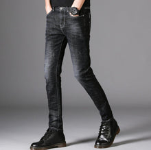 Load image into Gallery viewer, Spring and Autumn Men's Jeans 2020 New Slim Feet Pants Youth Men's Casual Jeans H6182-1-13
