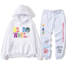 Load image into Gallery viewer, TRAVIS SCOTT ASTROWORLD hope you are here HOODIES fashion letters ASTROWORLD HOODIE streetwear + pants men's pullover sweatshirt
