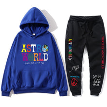 Load image into Gallery viewer, TRAVIS SCOTT ASTROWORLD hope you are here HOODIES fashion letters ASTROWORLD HOODIE streetwear + pants men's pullover sweatshirt
