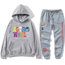 Load image into Gallery viewer, TRAVIS SCOTT ASTROWORLD hope you are here HOODIES fashion letters ASTROWORLD HOODIE streetwear + pants men's pullover sweatshirt
